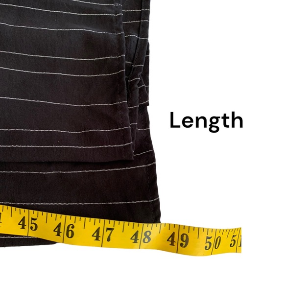 I HEART IT BLACK WHITE STRIPED SLEEVELESS V NECK JUMPSUIT PANTSUIT ROMPER S - Picture 4 of 8